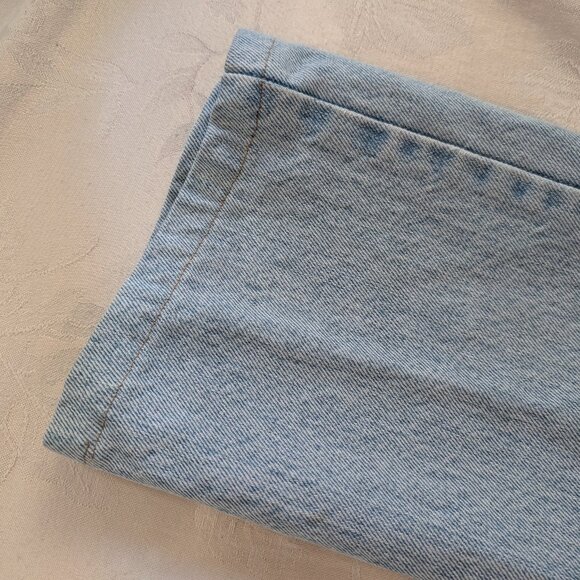 VTG 80s/90s Guess Jeans Womens Sz 27 Light Wash Straight Leg Low Rise Retro - Picture 3 of 10